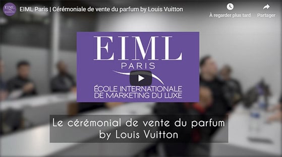 Le cérémonial de vente du parfum by Louis Vuitton